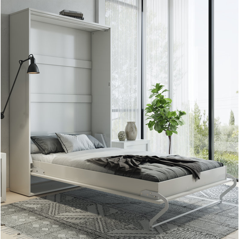Orren Ellis Leavenworth Murphy Bed with Mattress Wayfair